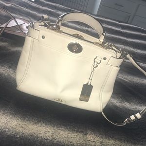 Coach Cream / White Purse